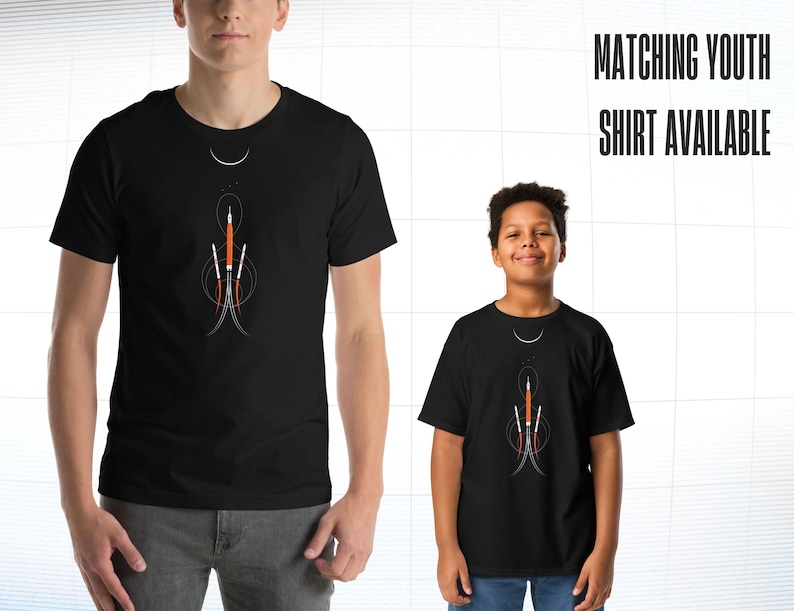 NASA Artemis II SLS Launch T-Shirt: Space Moon Mission Tee