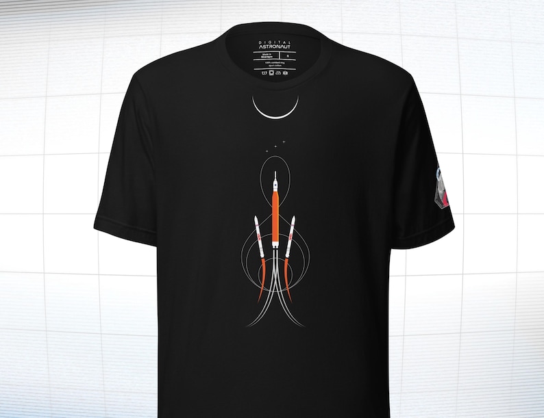 NASA Artemis II SLS Launch T-Shirt: Space Moon Mission Tee