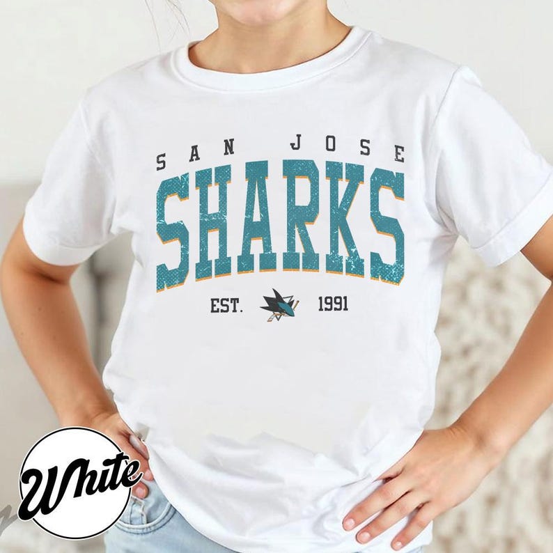 Vintage 90s San Jose Sharks Est 1991 Ice Hockey Comfort Colors Pepper Sweatshirt, Retro San Jose Hockey Crewneck Hockey 14126OS32