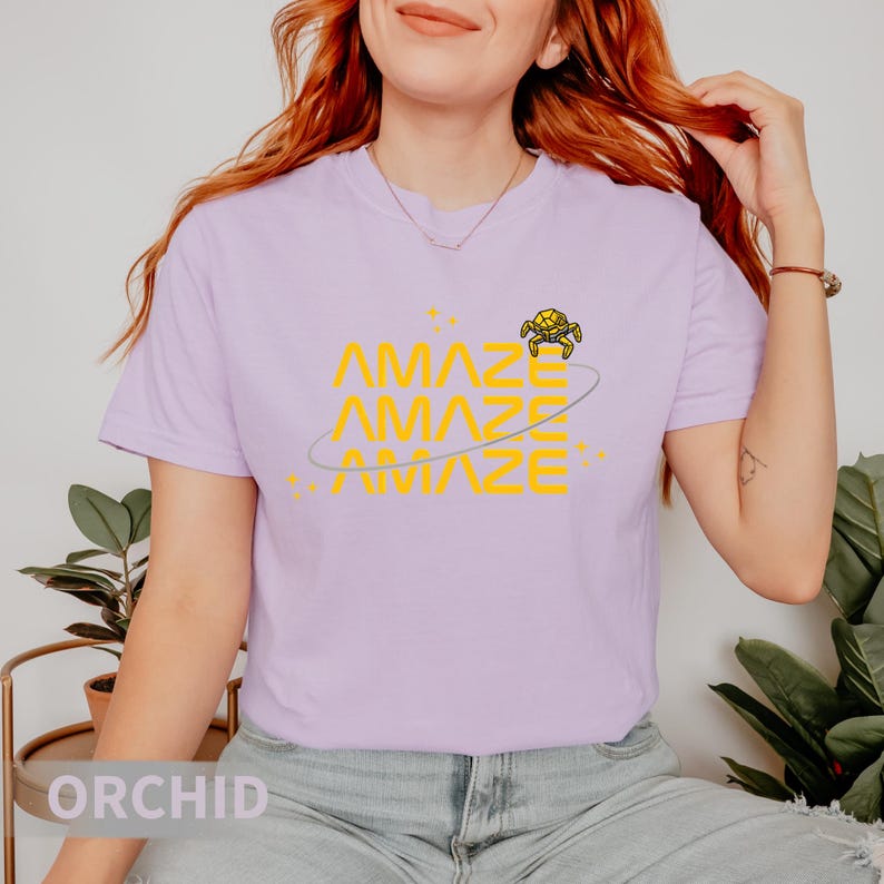 Comfort Colors&reg; Amaze Amaze Amaze T-Shirt, Project Hail Mary Rocky Shirt, Book Lovers Gift, SciFi Reader Gift, Space Shirt, Alien Shirt