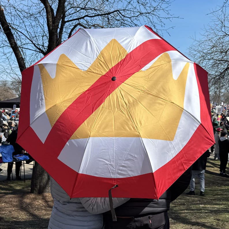 NO KINGS Umbrella | No Kings Protest March 28
