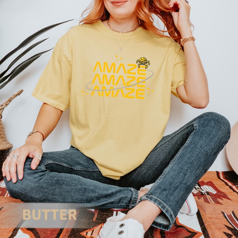 Comfort Colors&reg; Amaze Amaze Amaze T-Shirt, Project Hail Mary Rocky Shirt, Book Lovers Gift, SciFi Reader Gift, Space Shirt, Alien Shirt