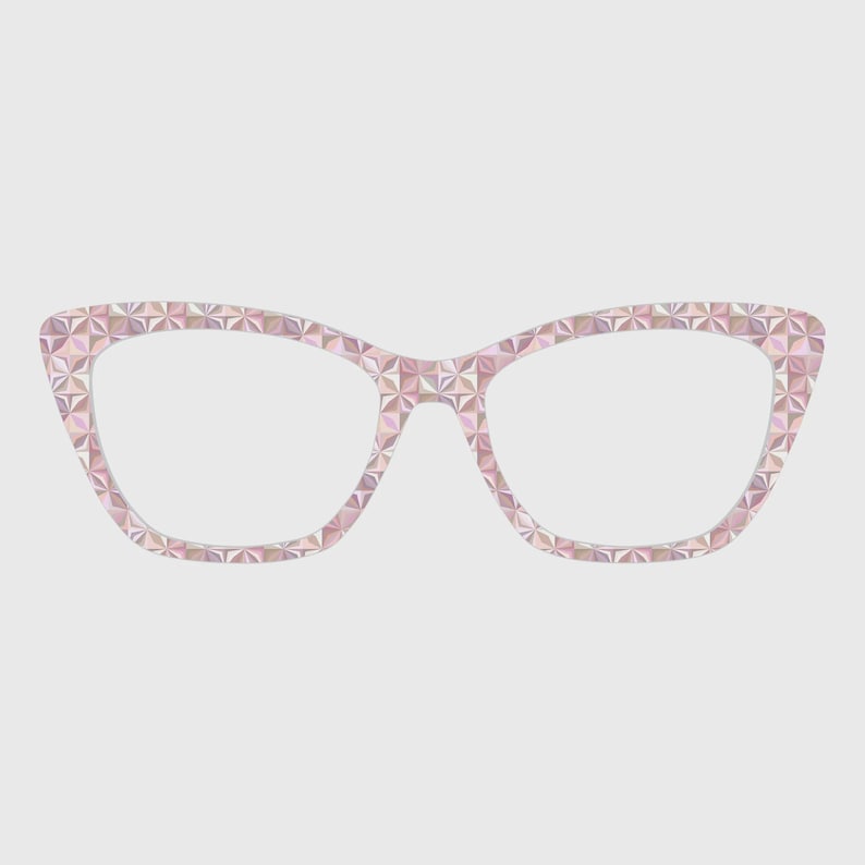 The Colorful Abstract Striped Mosaic Magnetic Glasses Toppers &ndash; Compatible with Pair Eyewear Frames